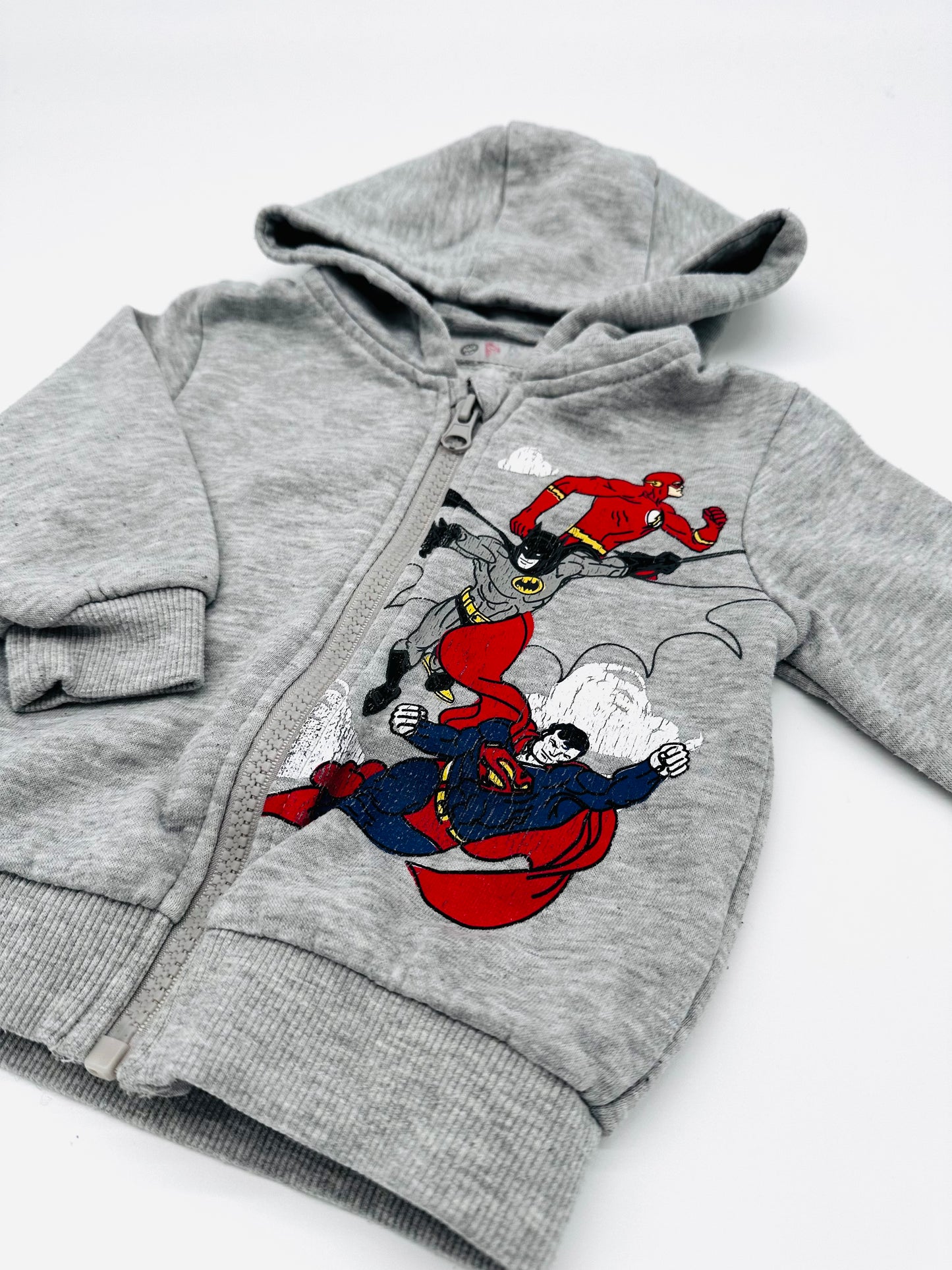 Kapuzenpullover in grau - Gr. 80 (Primark)