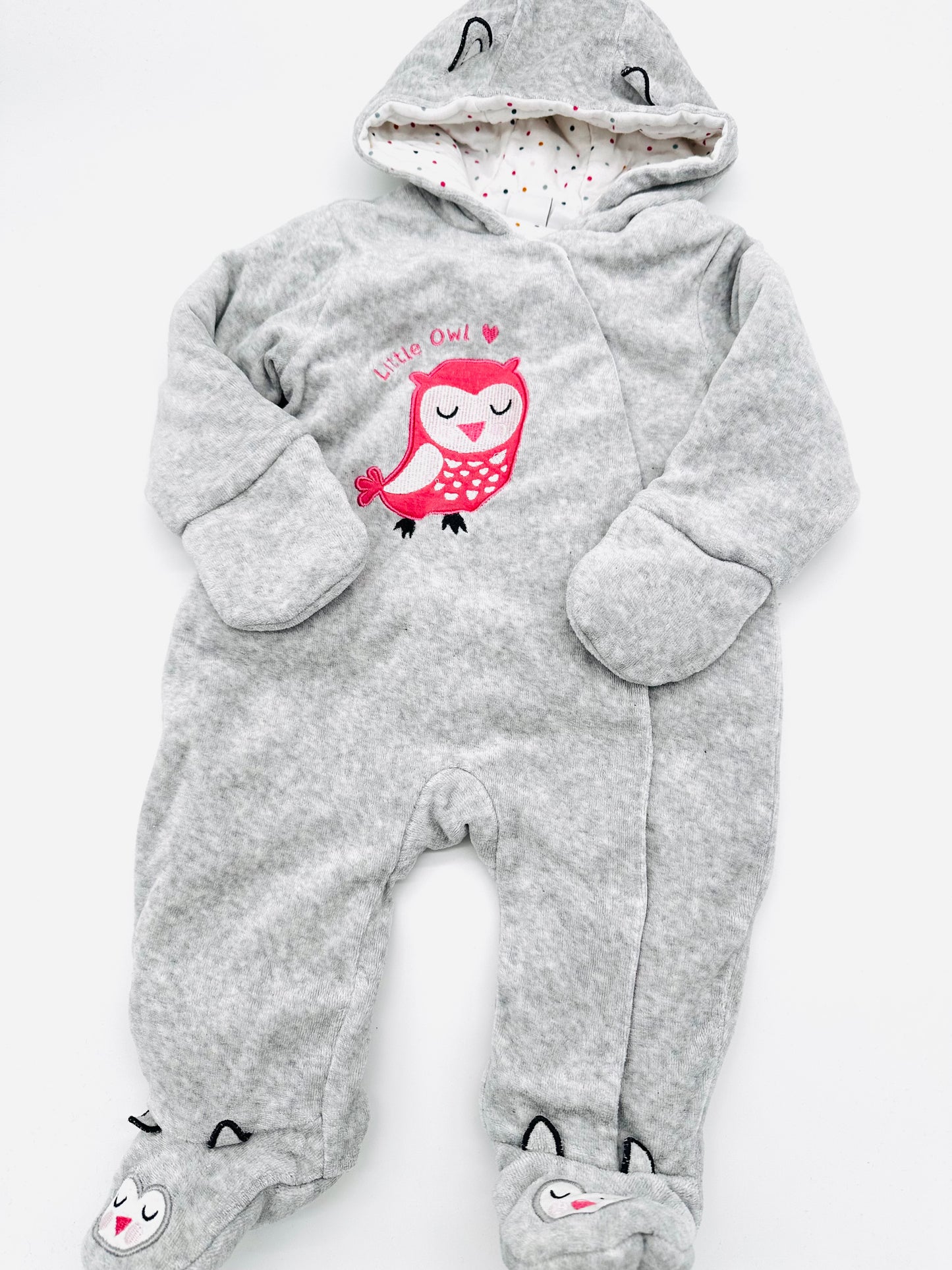 Baby-Overall in grau - Gr. 68 (Manguun)