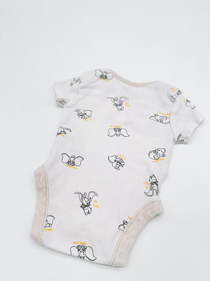 Kurzarm-Body mit Dumbo-Print - Primark (Gr. 50/56)