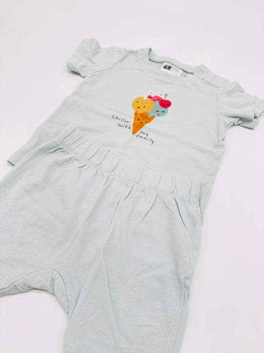 Sommer-Set - Gr. 62 (H&M)