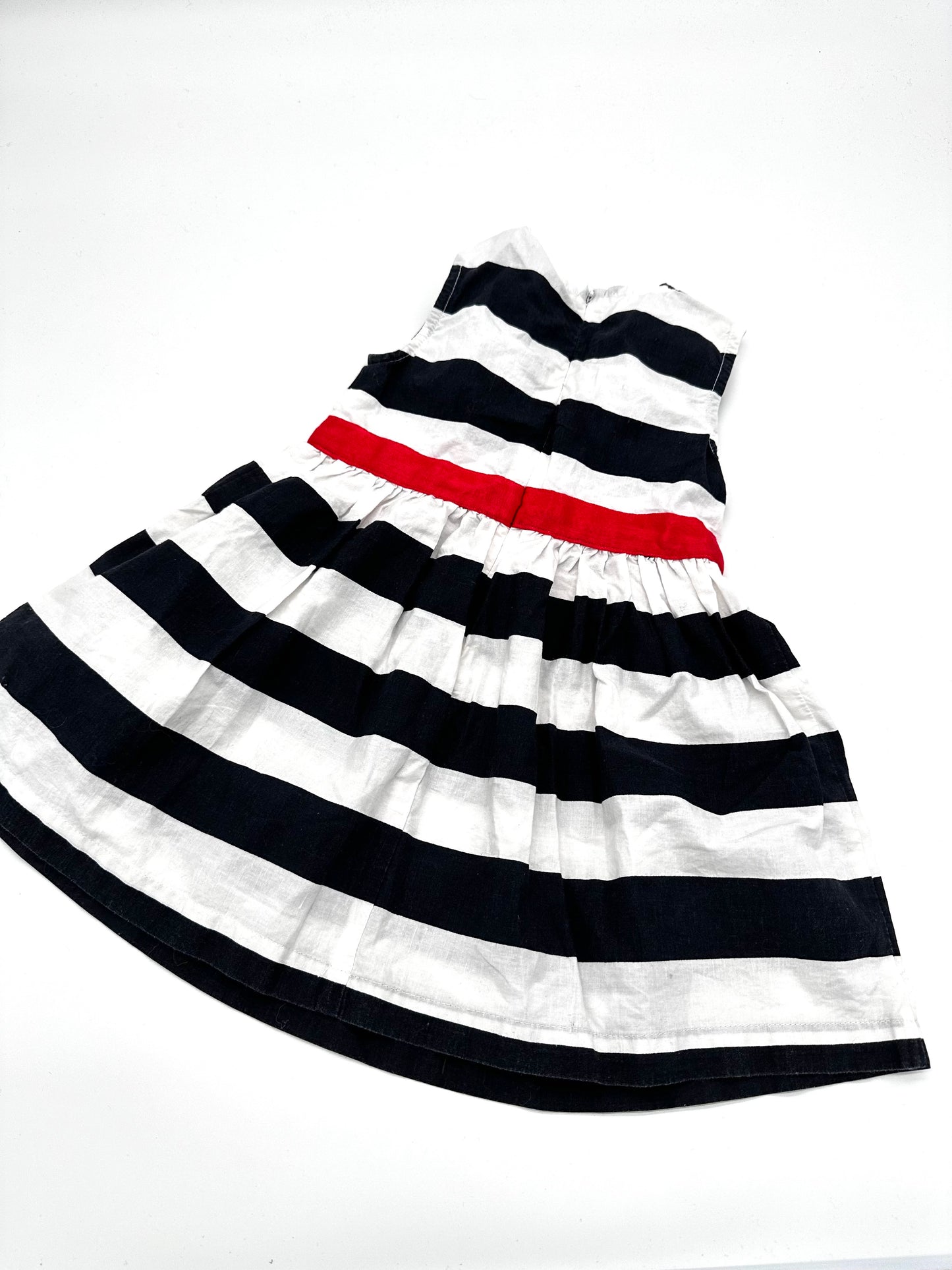 Gestreiftes Sommerkleid - Gr. 80 (Blue Seven)