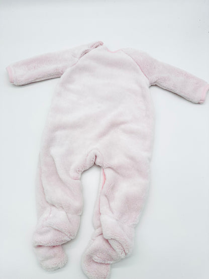 Flauschiger Plüsch-Overall mit Bärchenmotiv - Gr. 62 (Ergee)